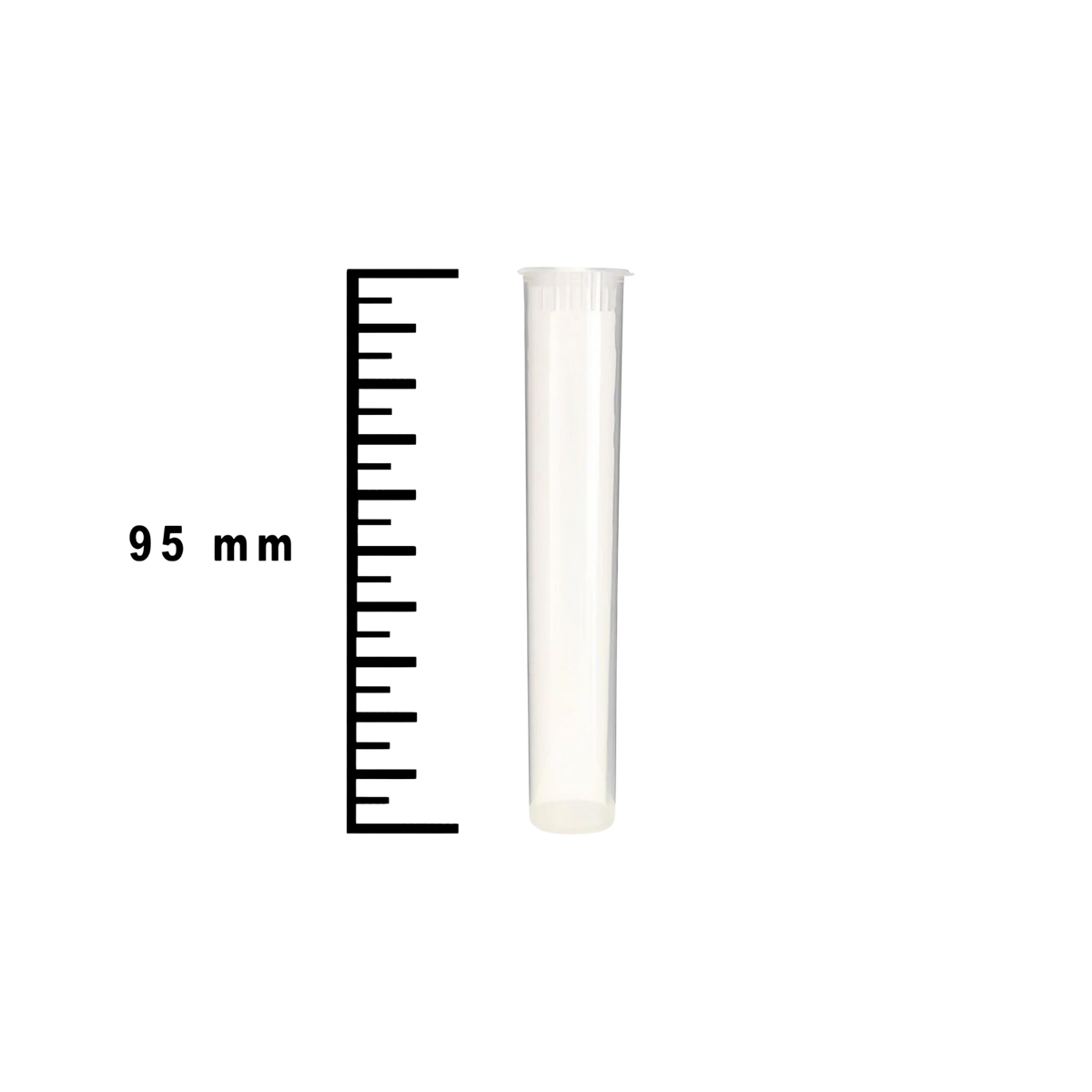 Plastic Tubes Clear Child Resistent 95mm Per 100 Pcs