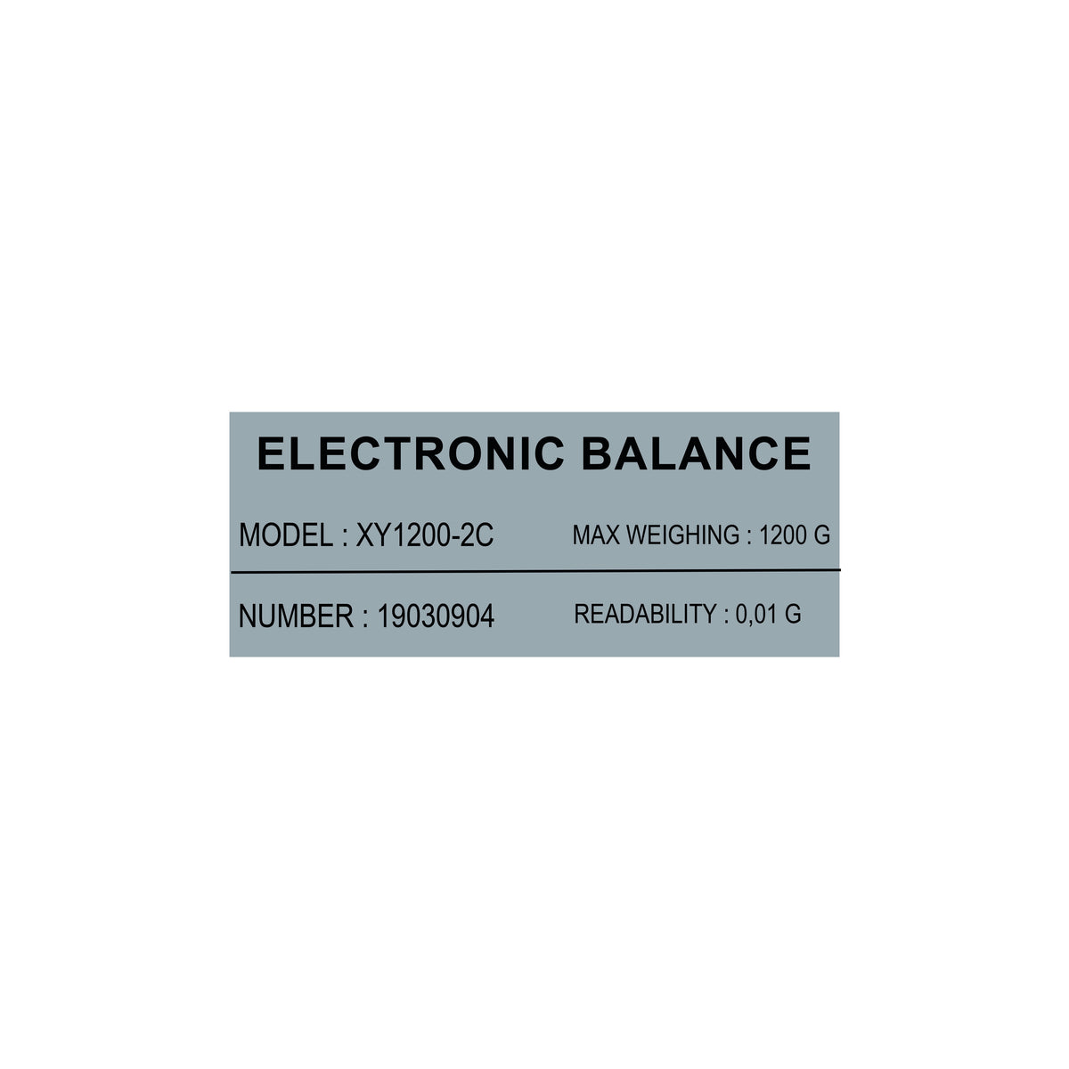 Professional Scale Balance XY-1200 Round