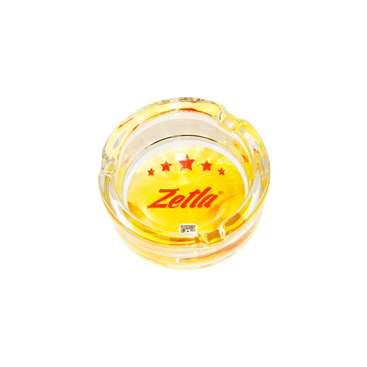 Zetla Glass Ashtray – Artistic Mixed Design | Round Weed Ashtray for Indoor & Outdoor Use