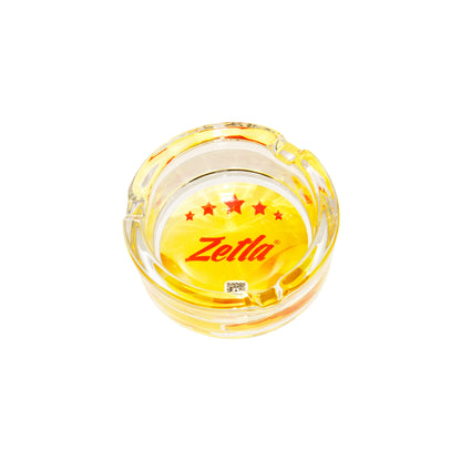 Zetla Glass Ashtray – Artistic Mixed Design | Round Weed Ashtray for Indoor & Outdoor Use