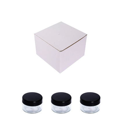 Plastic Boxes Round ( B2 ) + Lid ( 125 pcs )