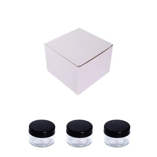 Plastic Boxes Round ( B2 ) + Lid ( 125 pcs )