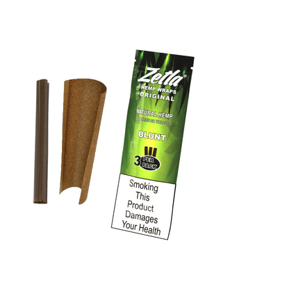 Zetla Hemp Wraps Original ( 1 Packs / 3 Blunt )