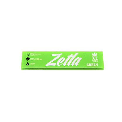 Zetla Rolling Papers Green XL Size Wide (50 Packs) - Zetla