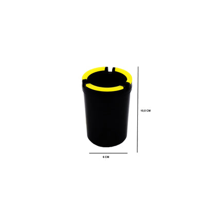 Car Plastic Ashtray Black - Zetla