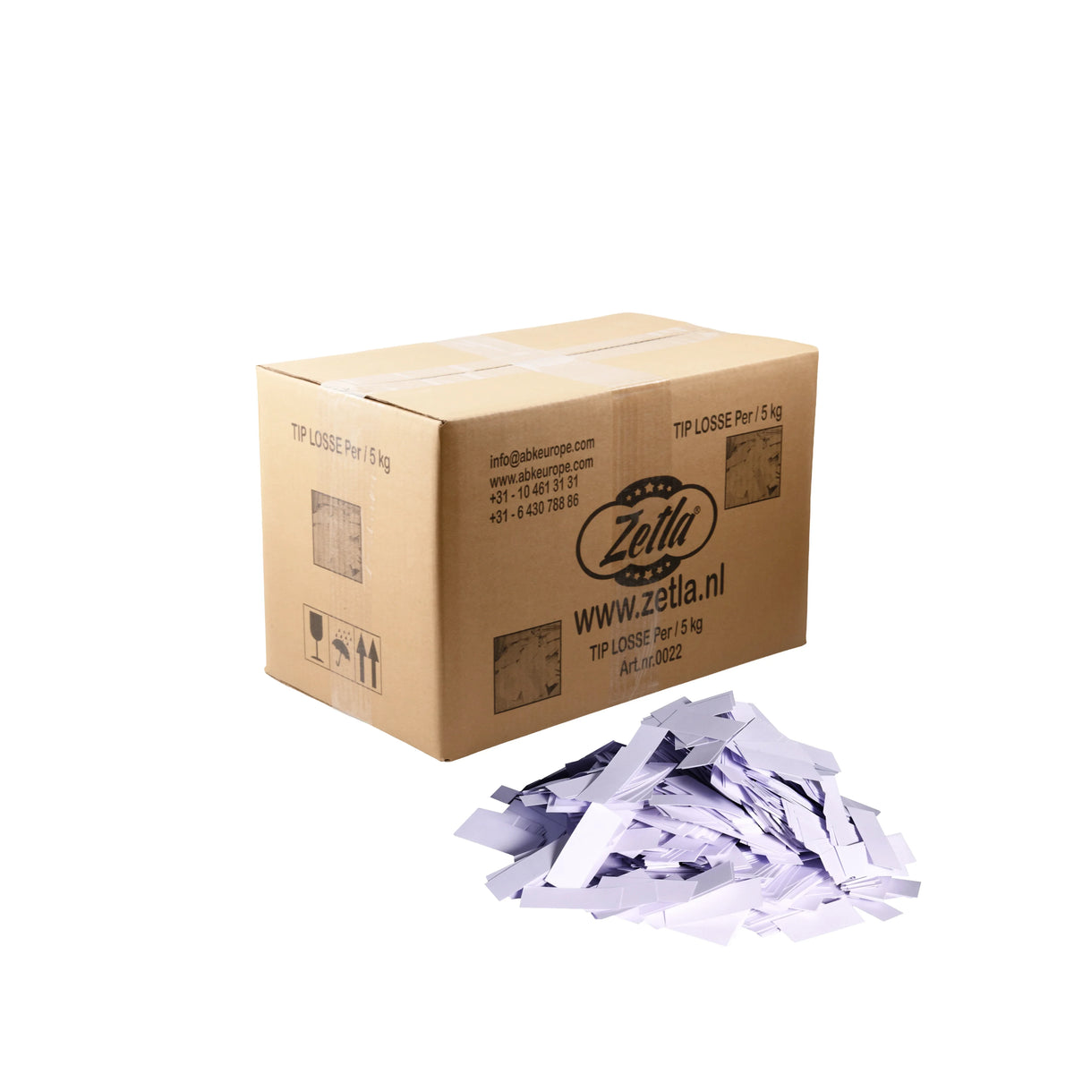 5kg White Filter Tips  (20x55 mm, 15,000+ Tips)