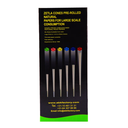Pre Rolled Cones Zetla Small 1 1/4 (900 Pcs) - Zetla