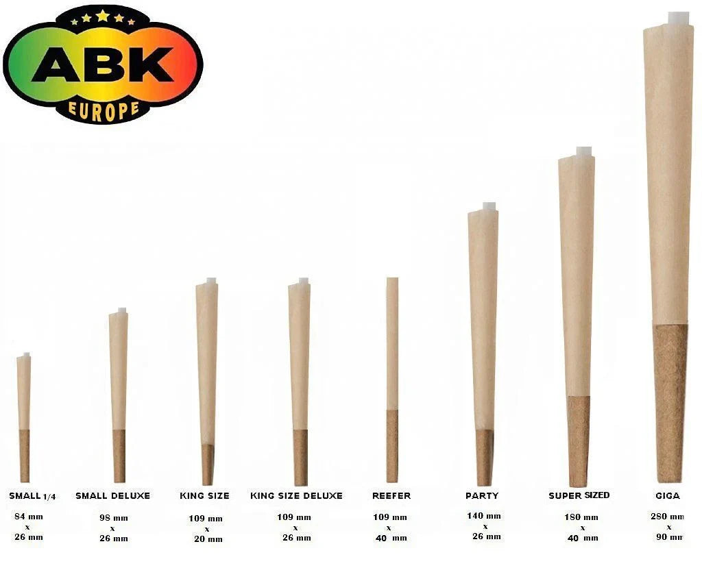 Pre Rolled Cones Zetla Brown King Size (1000 Pcs) - Zetla