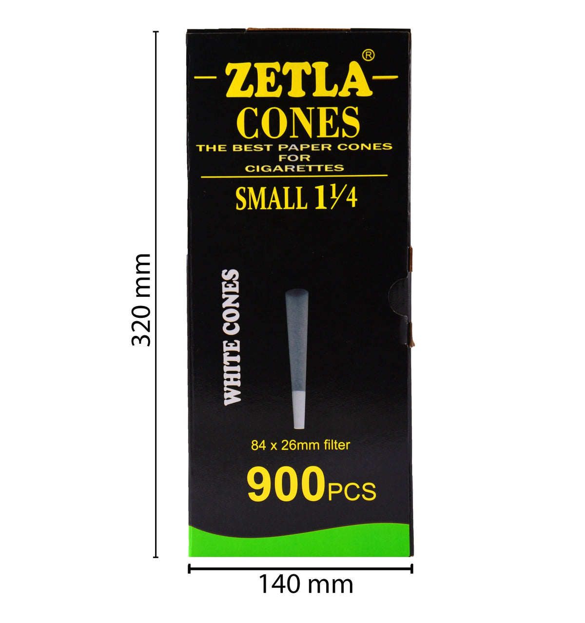 Pre Rolled Cones Zetla Small 1 1/4 (900 Pcs) - Zetla