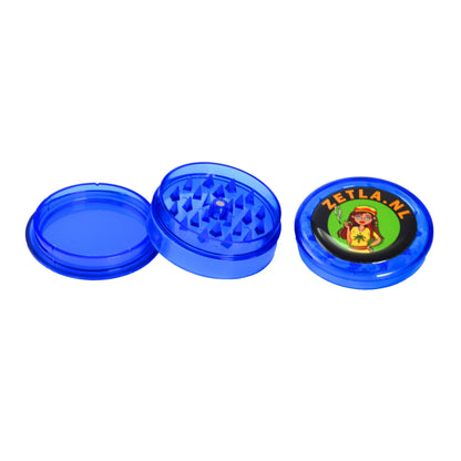 Plastic Grinders With Zetla Logo 3 Parts ( 55mm) Per 1 Pcs - Zetla