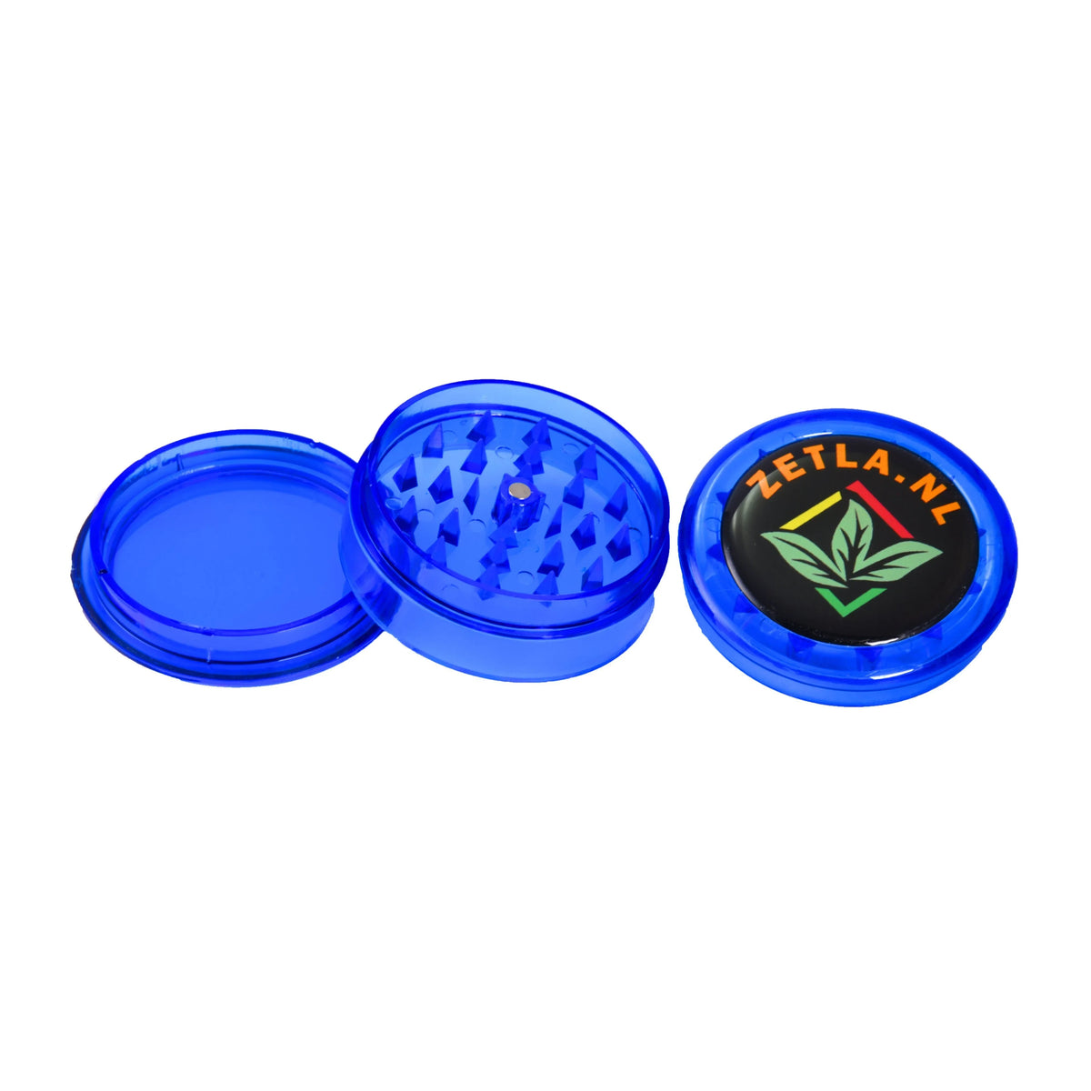 Plastic Grinders With Zetla Logo 3 Parts ( 55mm) Per 1 Pcs - Zetla