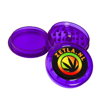Plastic Grinders With Zetla Logo 3 Parts ( 55mm) Per 1 Pcs - Zetla