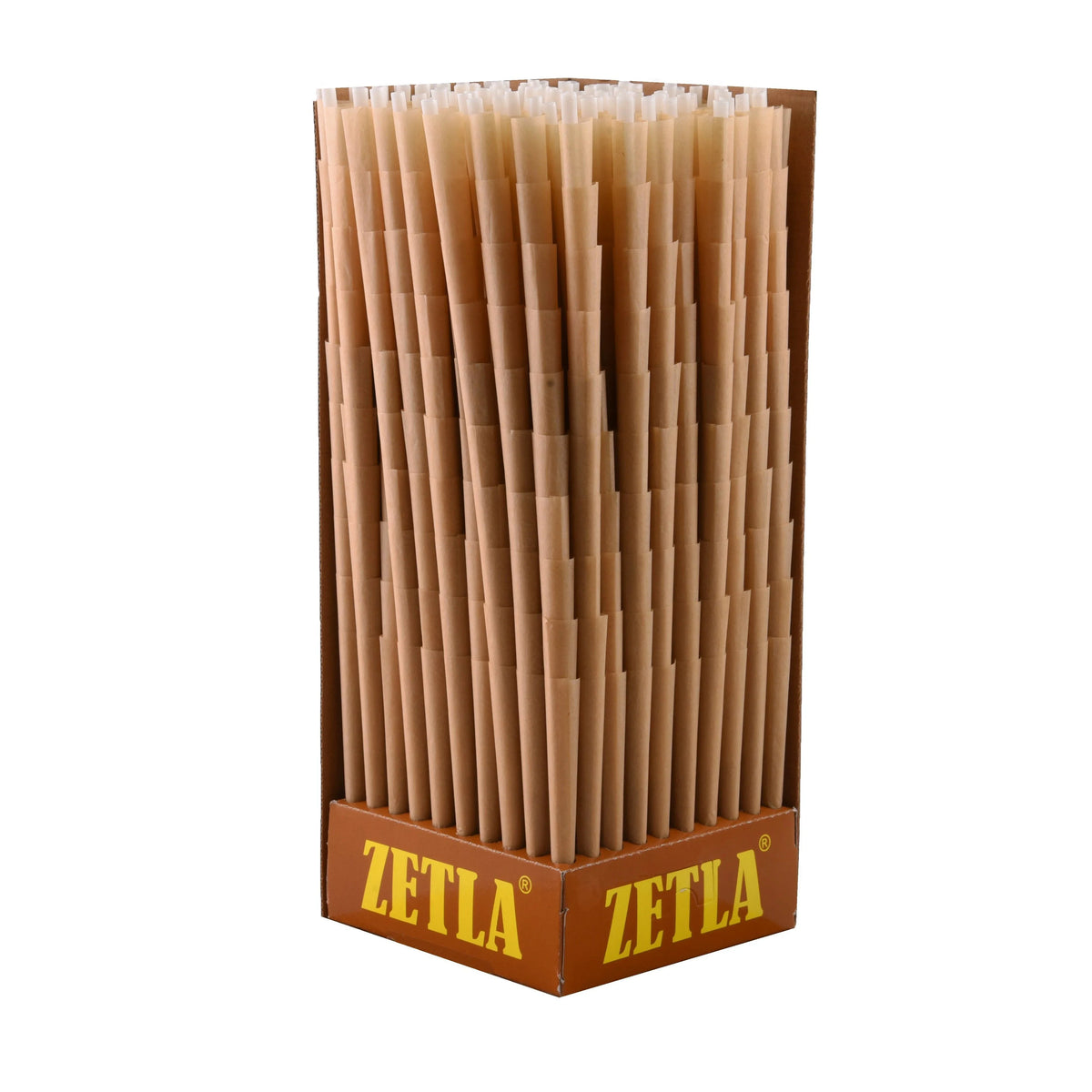 Pre Rolled Cones Zetla Brown King Size (1000 Pcs) - Zetla