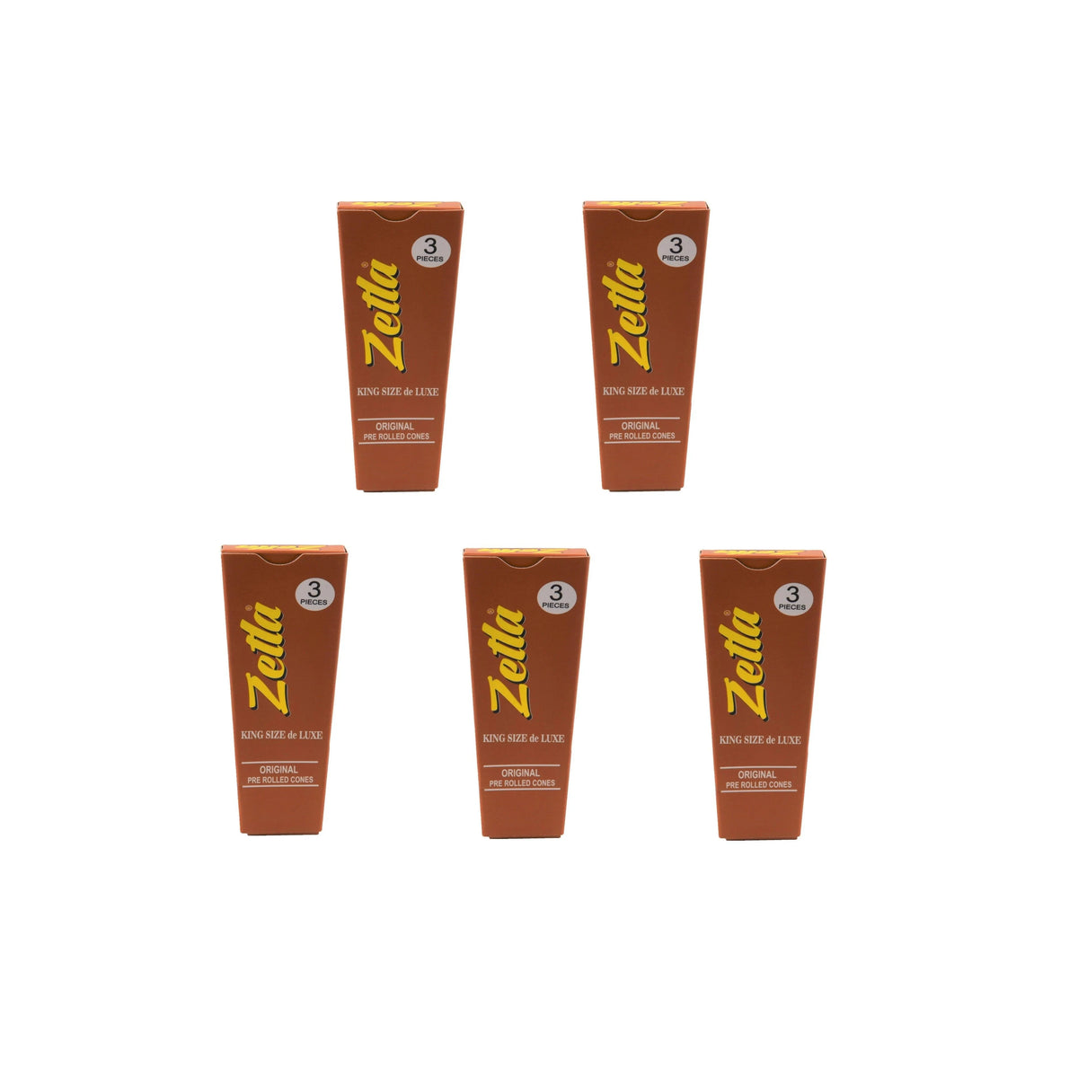 Pre-Rolled Cones Zetla Brown ( 3 Pcs ) - Zetla