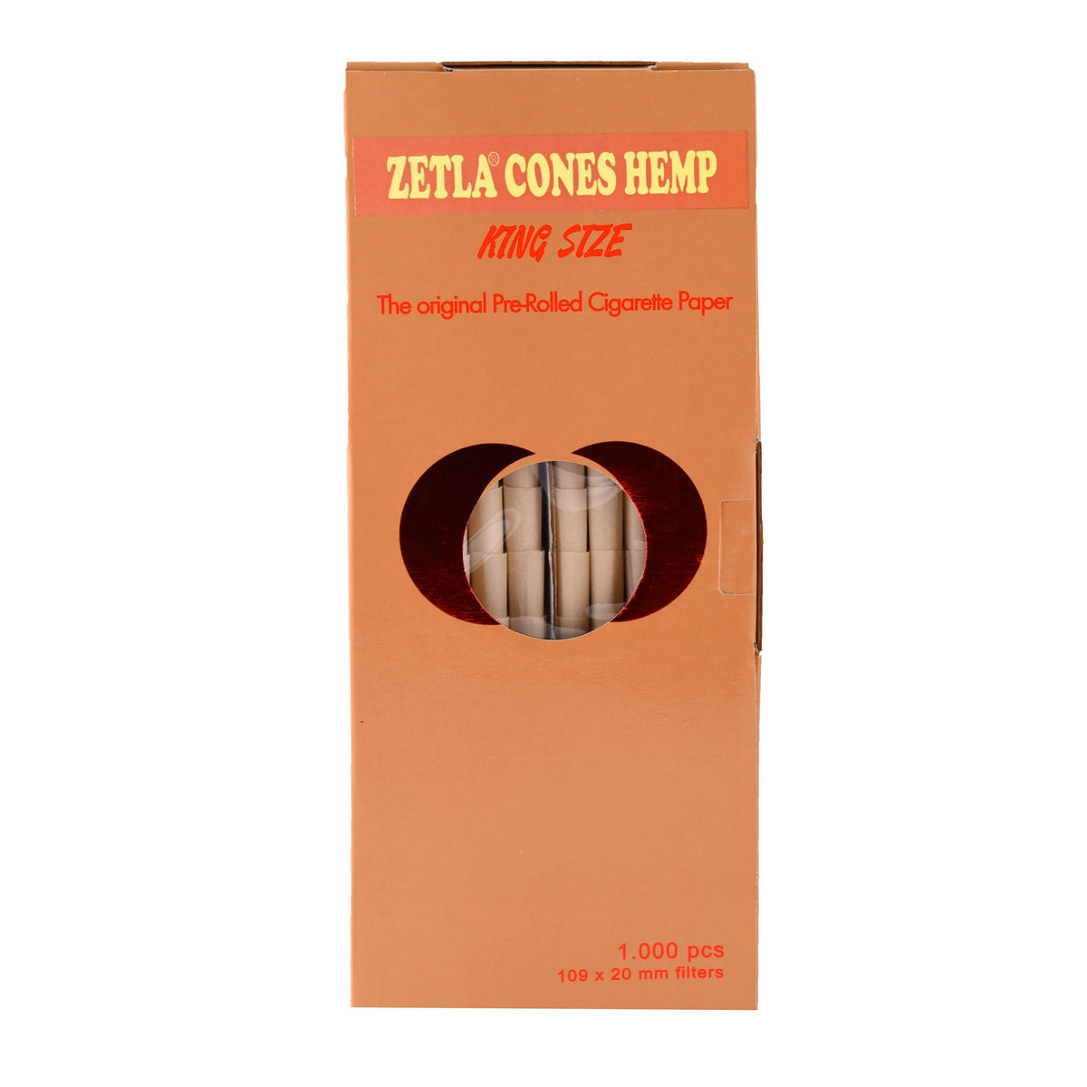 Pre Rolled Cones Zetla Hemp King Size (1000 Pcs) - Zetla