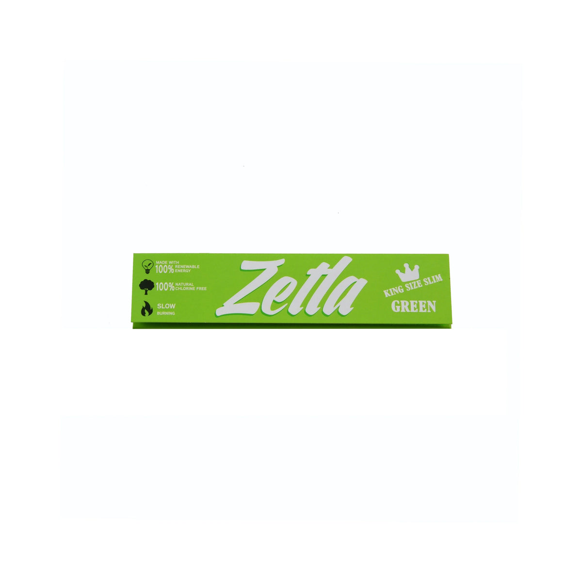 Zetla Rolling Papers Green King Size Slim (50 Packs) - Zetla
