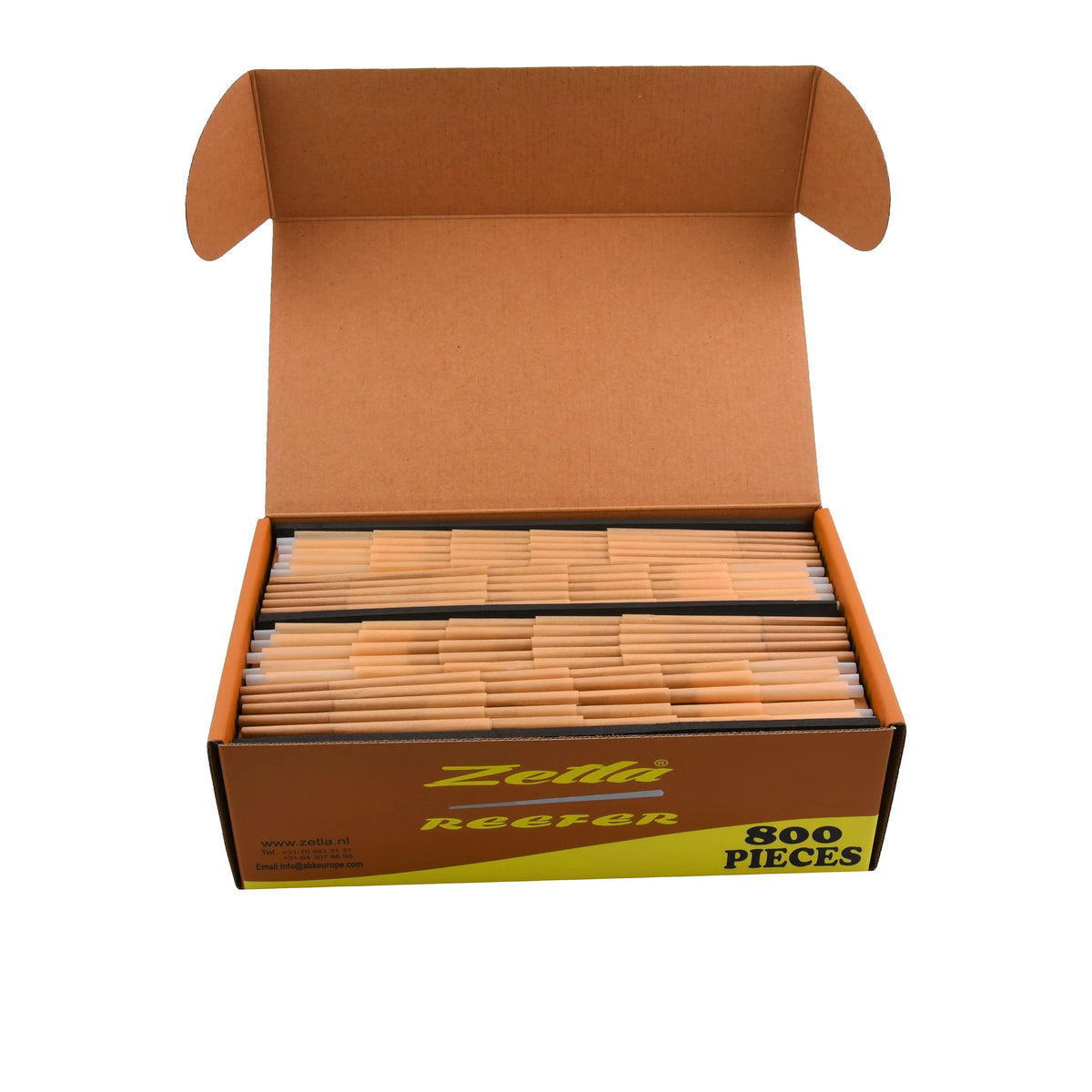 Pre-Rolled Cones Zetla Reefer Brown (800 Pcs) - Zetla